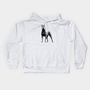 Cane Corso Dog Blue and Magnificent Kids Hoodie